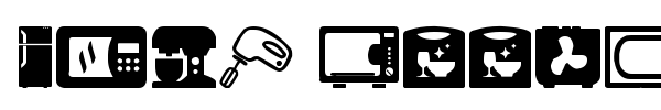 Home Appliances font preview